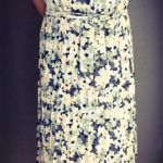 Pleated floral dress by ESPRIT, styled outfit