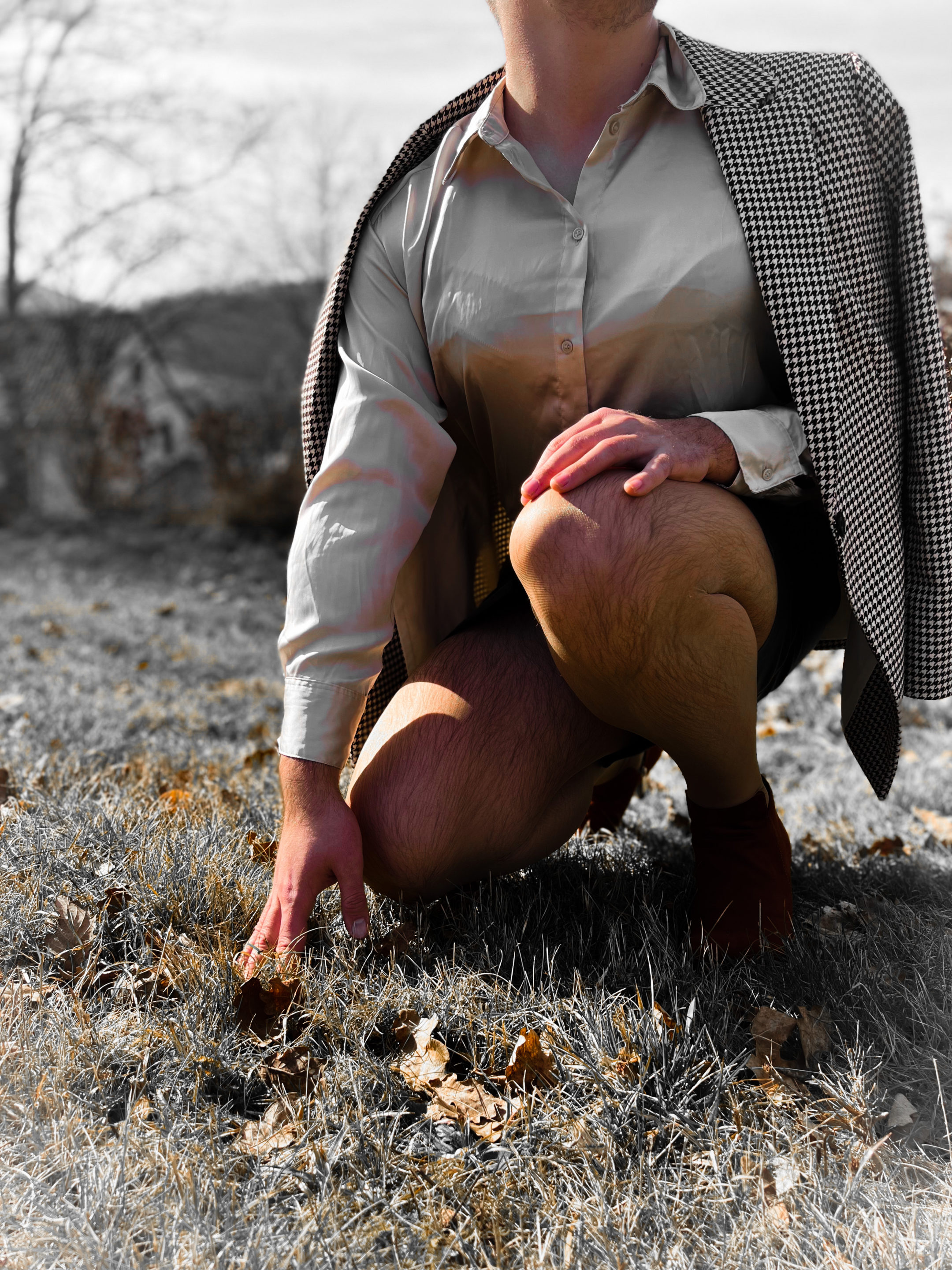 Outfit photo, skirt for men